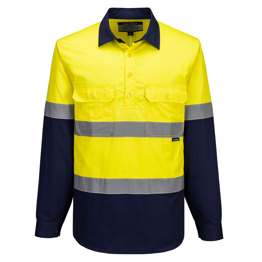Hi-Vis Half Button Shirt (Day/Night)
