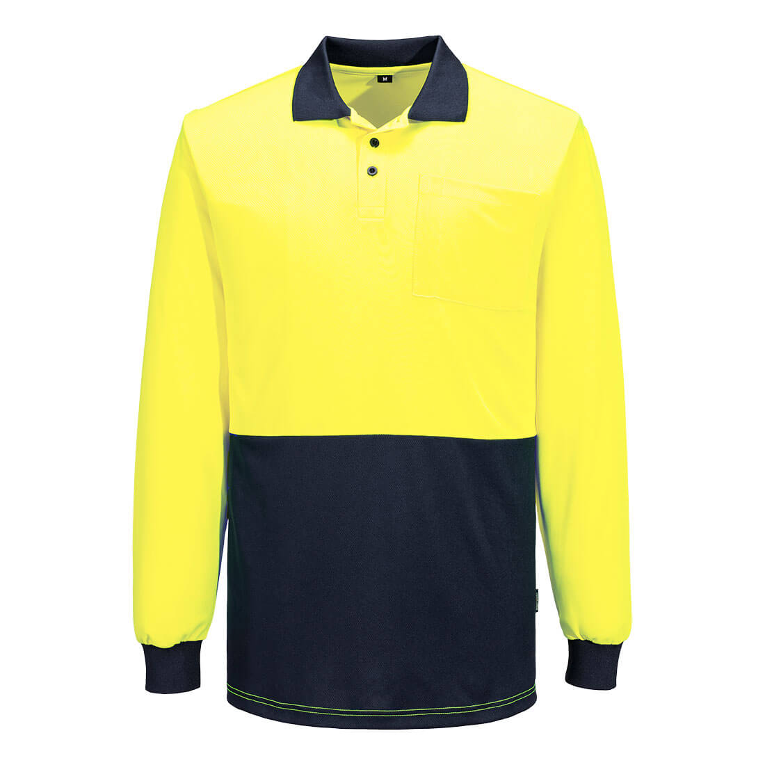 Hi-Vis Contrast Polo – Long Sleeve