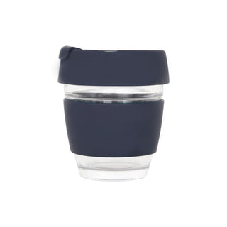 8 OZ Flip Top Glass Coffee Cup