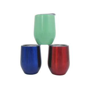 12 OZ Double Wall Egg Shaped  Coffee Cup