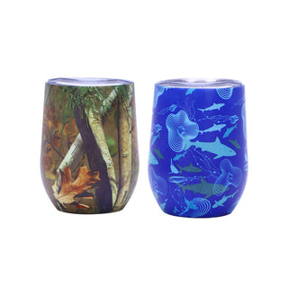12 OZ Double Wall Egg Shaped  Coffee Cup
